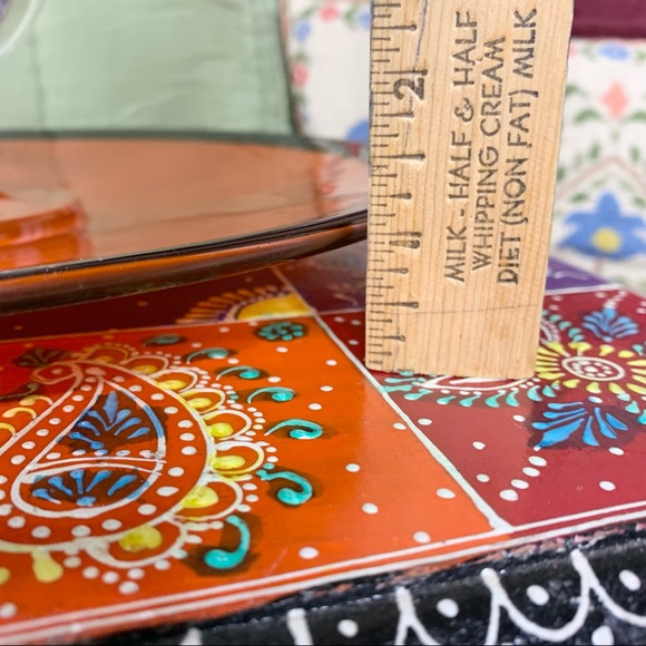 MCM Persimmon Top Handle Tidbit Tray - Picture 5 of 9